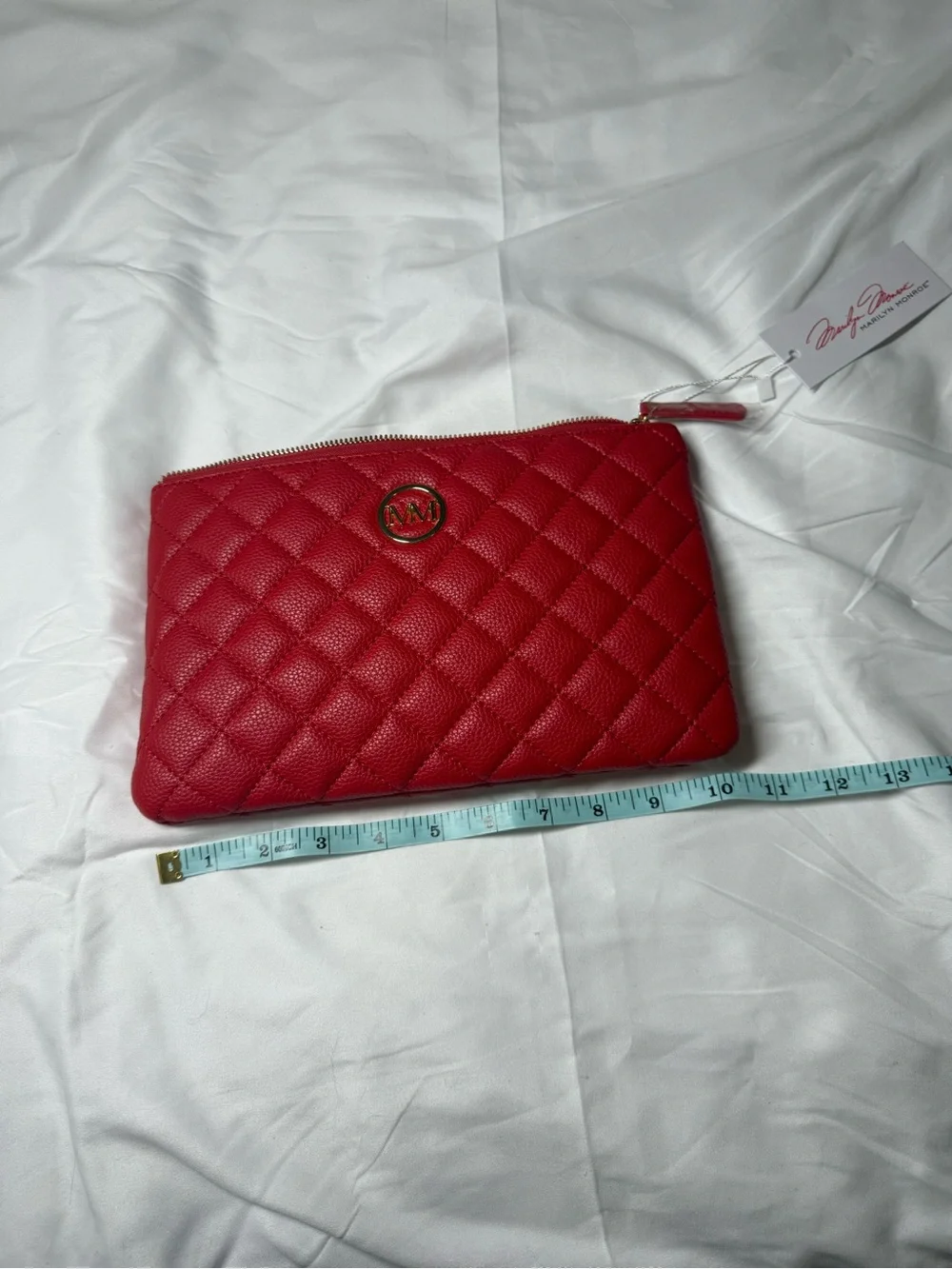 Marilyn Monroe Red Quilted Clutch Purse NWT